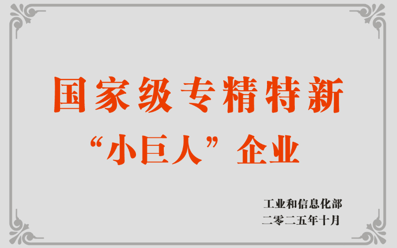 專精特新小巨人企業